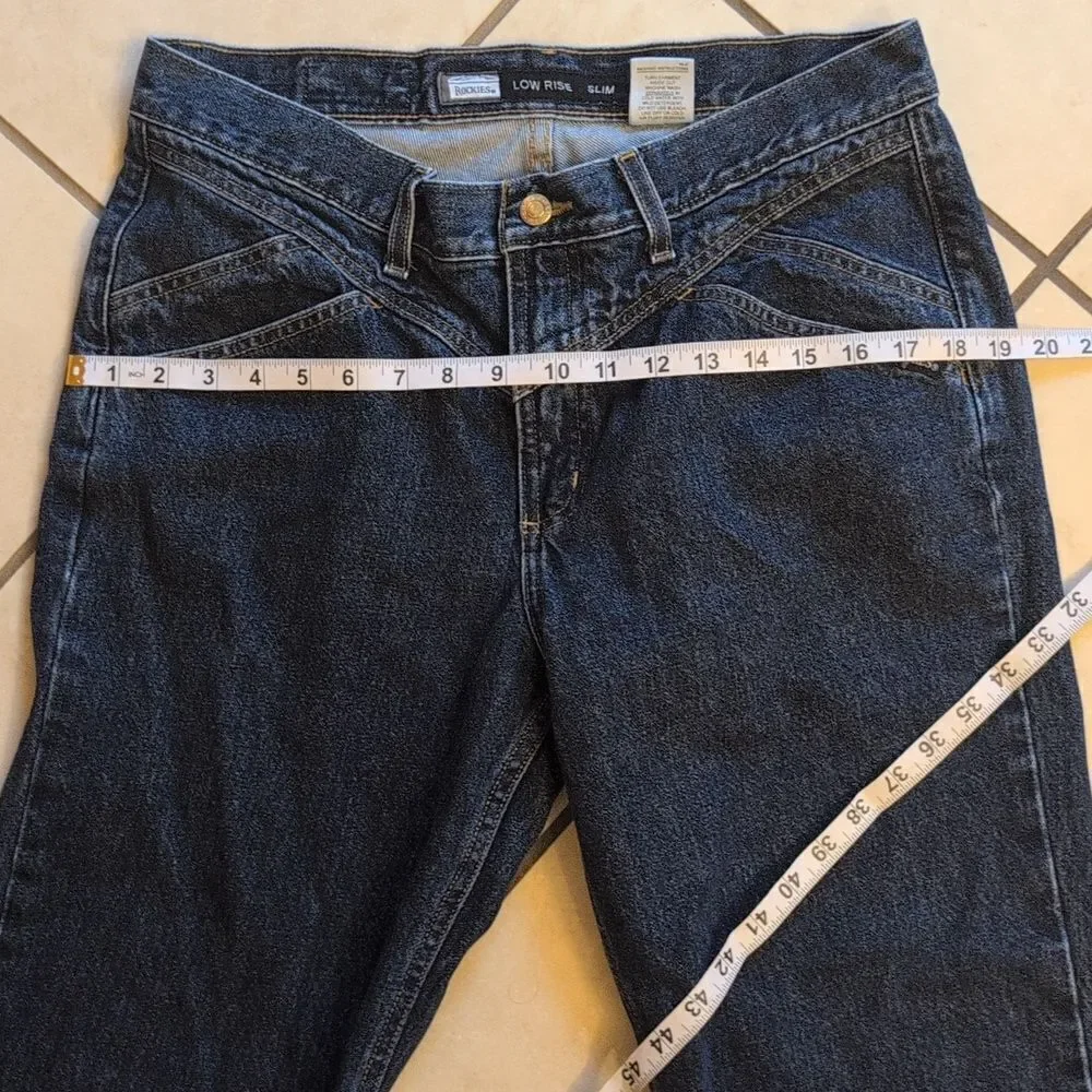 Rocky Mountain Jeans Slim Fit Western Bareback Low Rise Size 13 - Picture 10 of 11